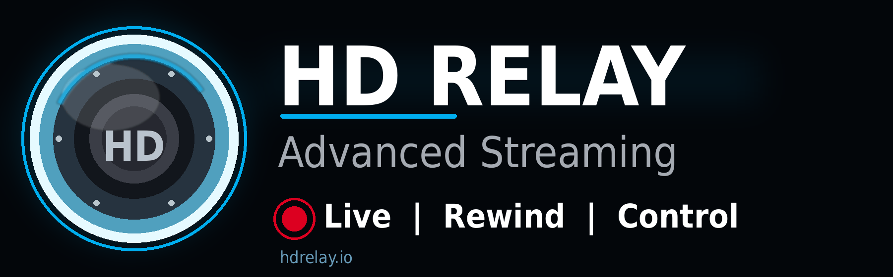 HD Relay — Live | Rewind | Control